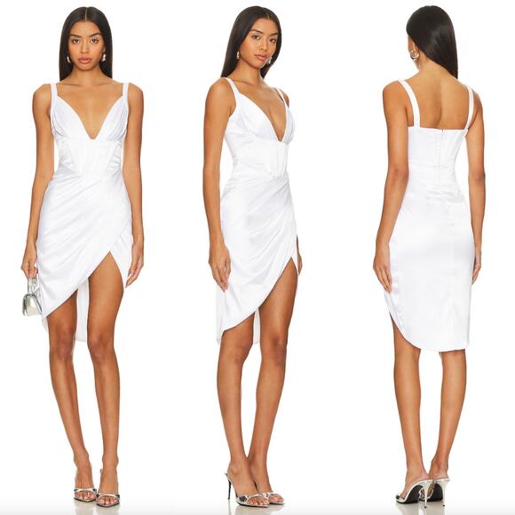 superdown White Midi Dress - Picture 1 of 13